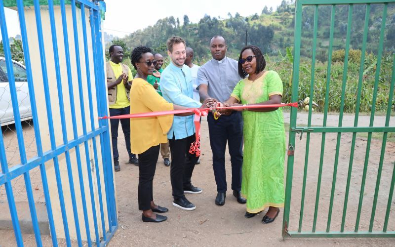 Caritas Rwanda Realizes “one stop site for community nutrition interventions” for Children in Partnership Initiative