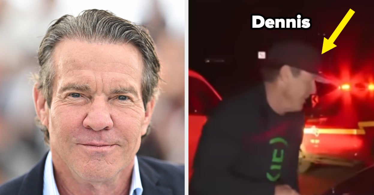 People Are Reacting To This “Cringe” Clip Of A Reporter Interviewing Dennis Quaid While He Was Frantically Evacuating His Home