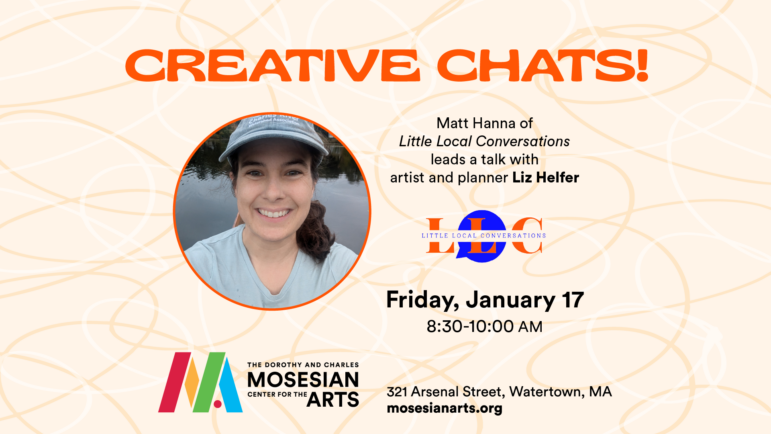 First Creative Chats Will Feature Sculptor & Watertown’s Public Arts & Culture Planner