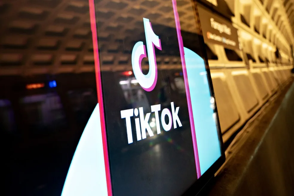 TikTok enfrenta uma proibição nos Estados Unidos que entra em vigor em 19 de janeiro — Foto: Bloomberg