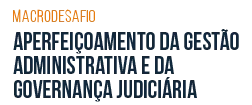 Macrodesafio - Aperfeiçoamento da gestão administrativa e da governança judiciária