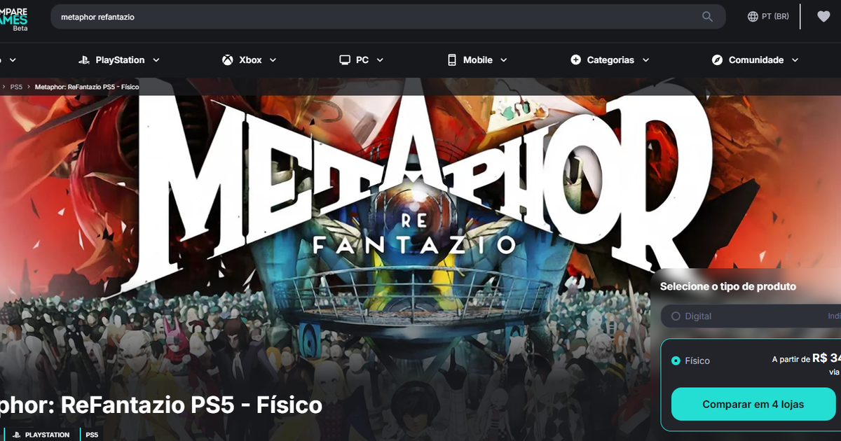 Compare Games, site de comparação de preços de jogos, retorna com novas funções