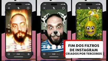 Meta anuncia fim dos filtros de stories do Instagram criados por terceiros