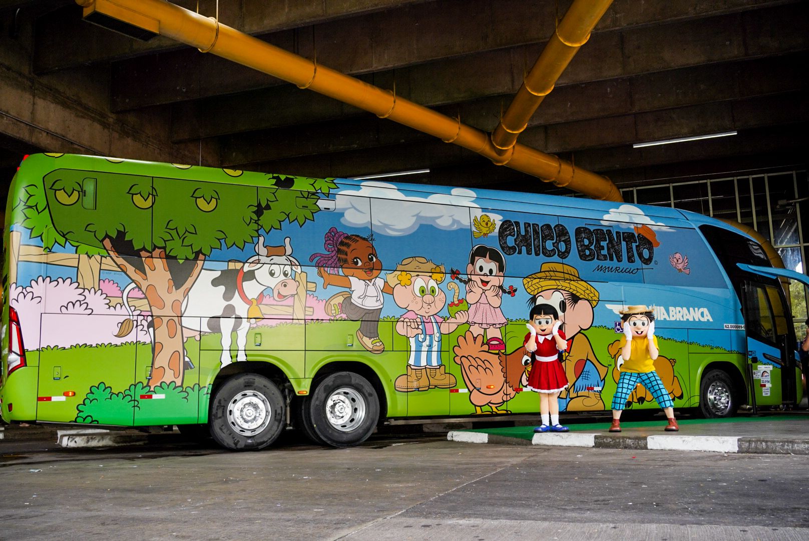 Ônibus Temático do Chico Bento leva a cultura de Minas para o Brasil