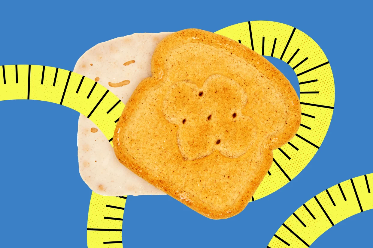 Photo illustration of a Toast-Yay! cookie.