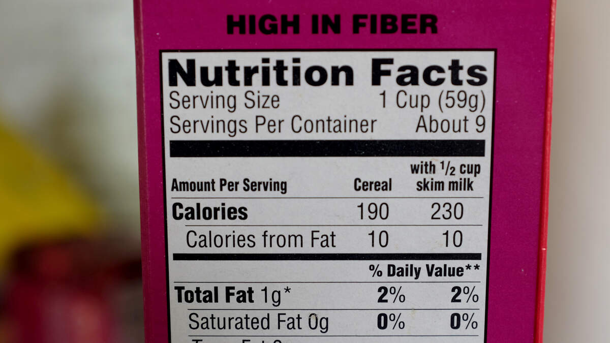 Nutrition Labels May Be Moved to the Front of Food Packages? | 94.5 The Buzz | The Rod Ryan Show