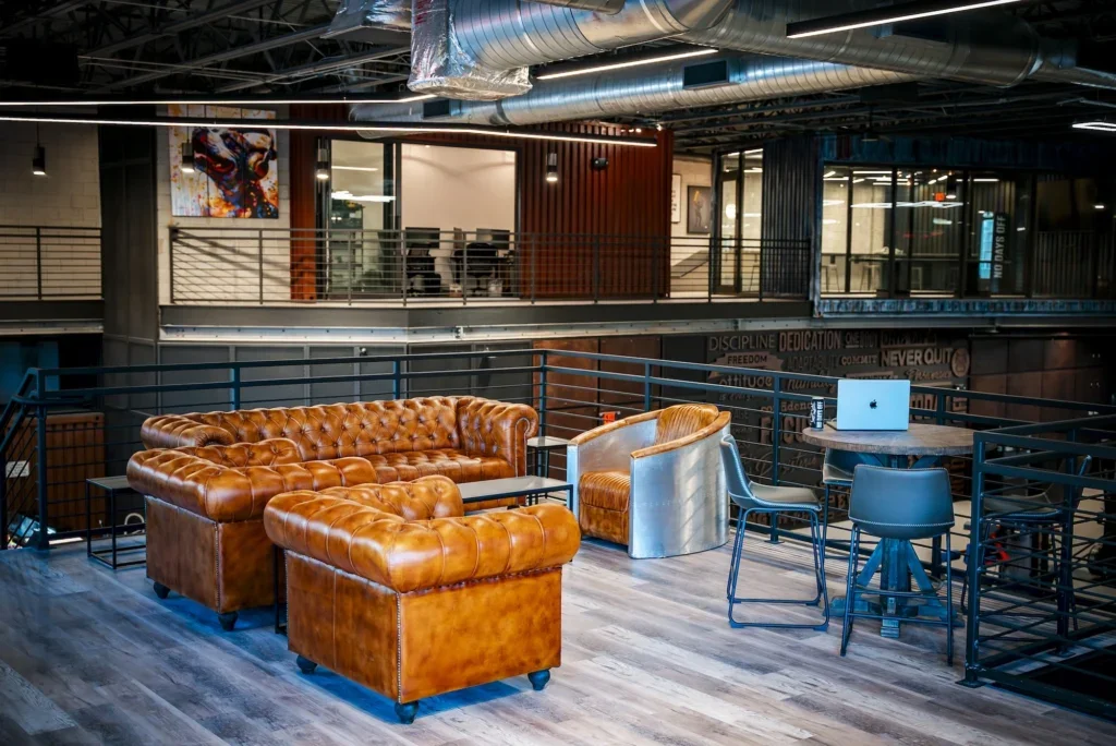 couches inside a Legacy gym