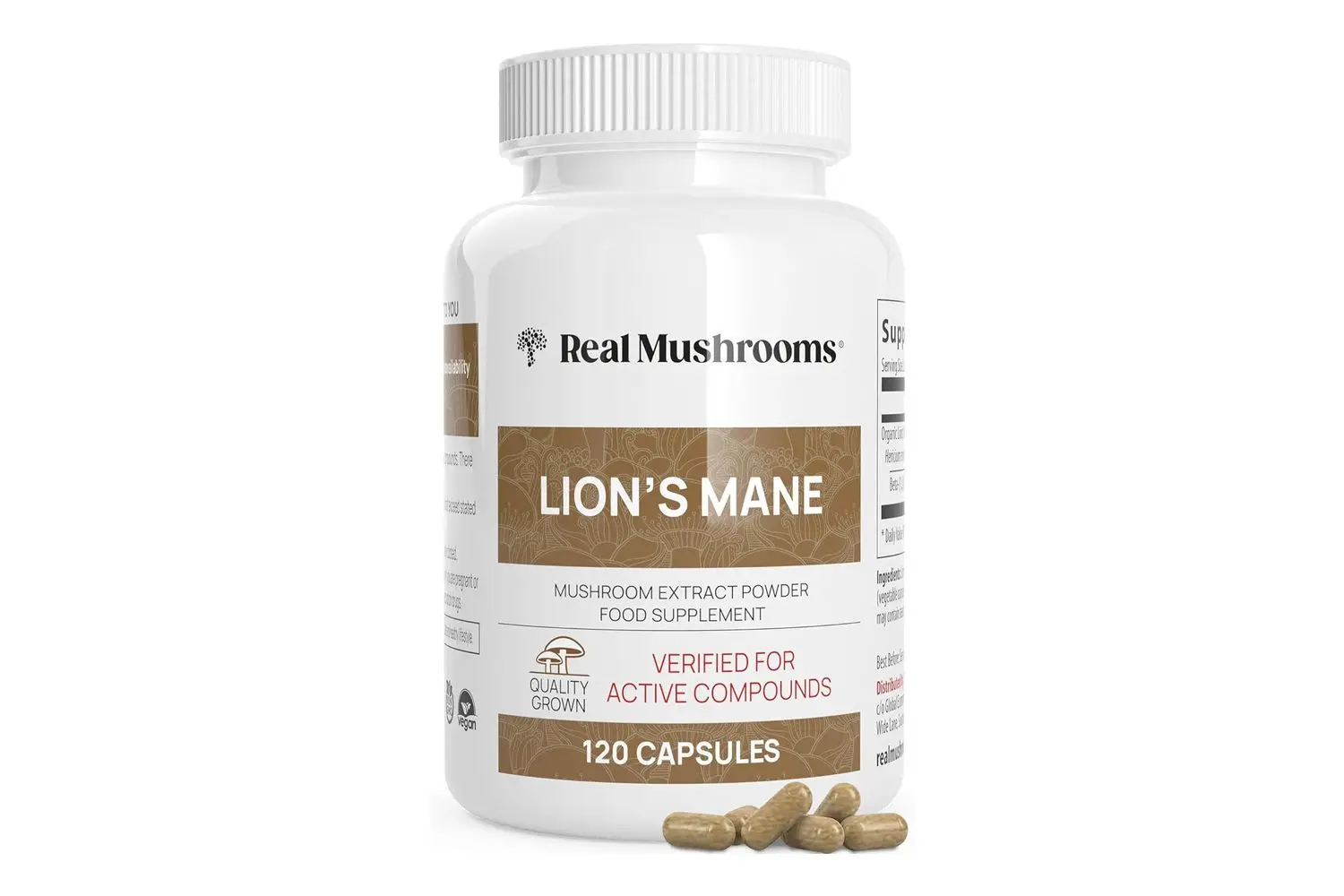 Amazon Real Mushrooms Lion’s Mane Capsules