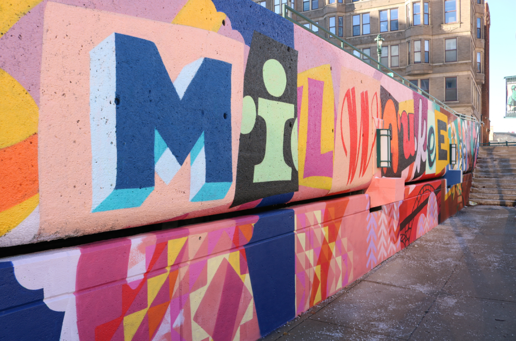 New Murals Add Color to Riverwalk