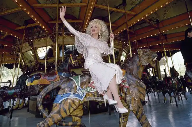 Dolly Parton at Dollywood April 27, 1990