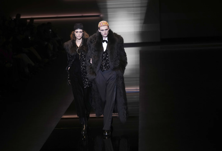 Emporio Armani seduces with textures at Milan Fashion Week