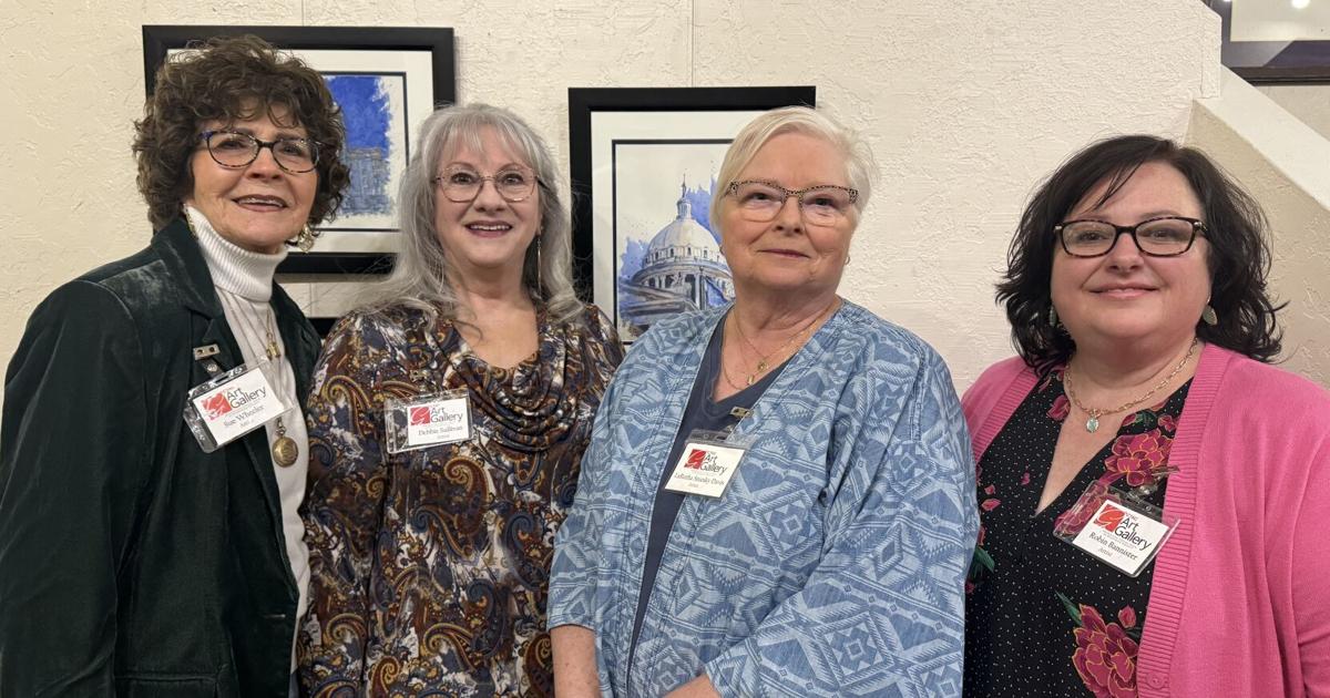 CTAC artists dabble in watercolor for opening night reception