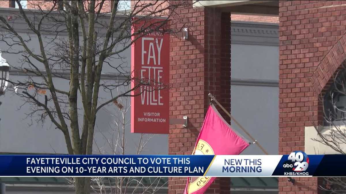 Fayetteville city council to vote on 10-year art and culture plan