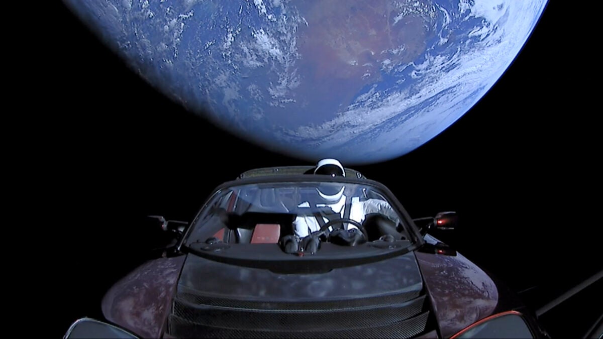 An asteroid got deleted because it was actually Elon Musk’s Tesla Roadster