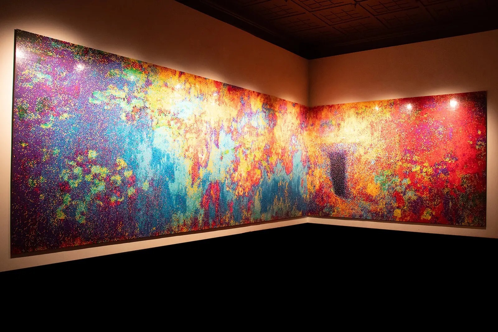 Ai Weiwei’s work inspired by Claude Monet’s Water Lilies was on view as part of the special project ‘Geographies of Yourself’, Serendipity Arts Festival, 2024| Serendipity Arts Festival | STIRworld