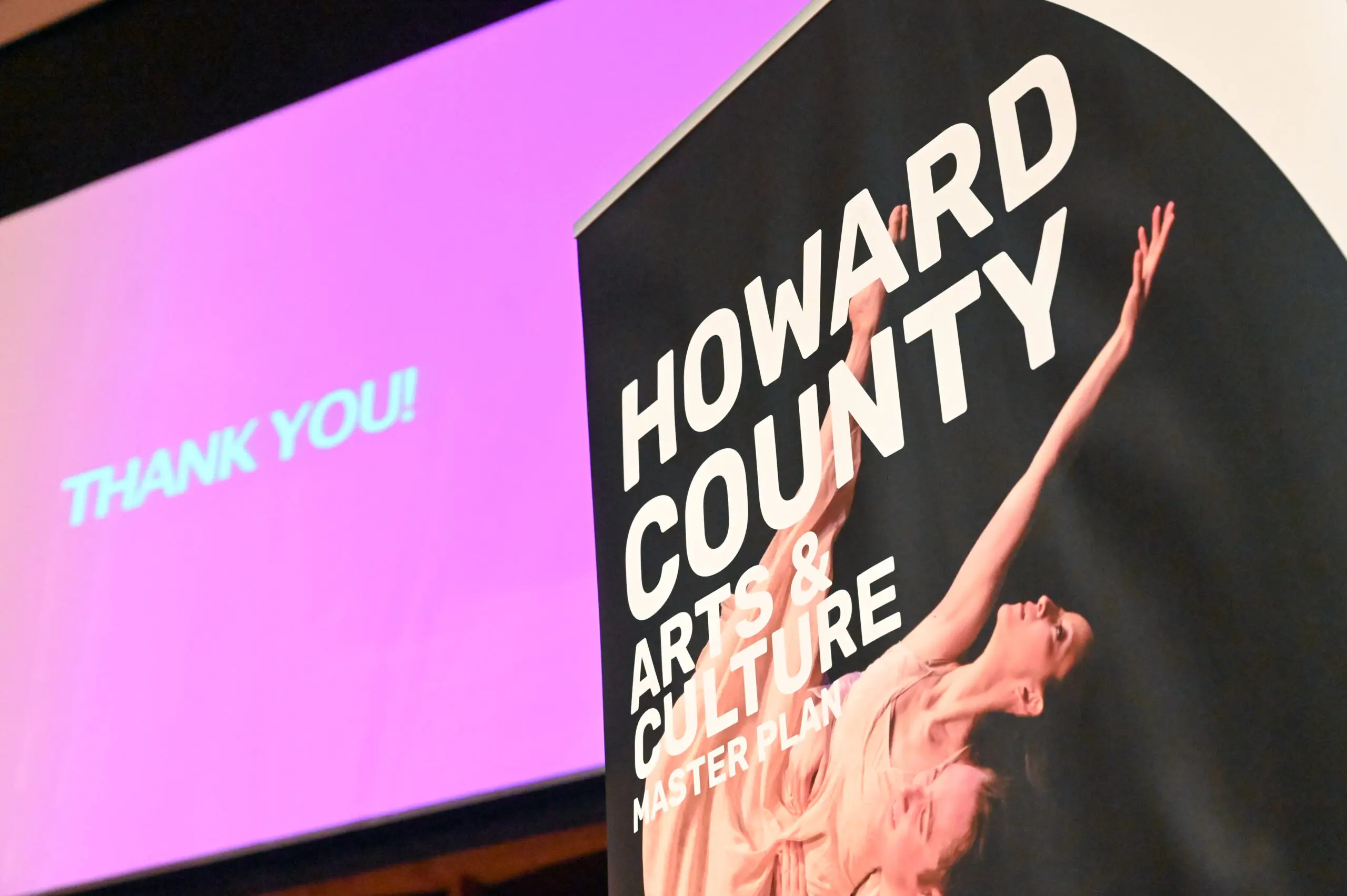 The announcement of the Howard County Arts and Culture Plan was held at Howard Community College's Horowitz Center on Thursday. (Brian Krista/Staff)