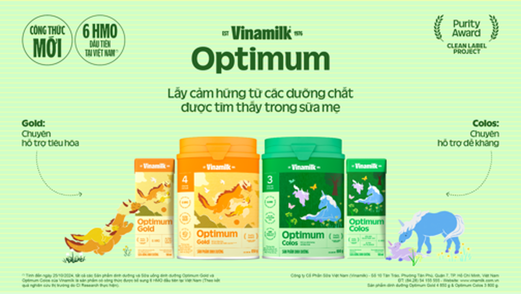 Cải tiến từ trong ra ngoài, Vinamilk Optimum sát cánh cùng mẹ trên hành trình chăm con