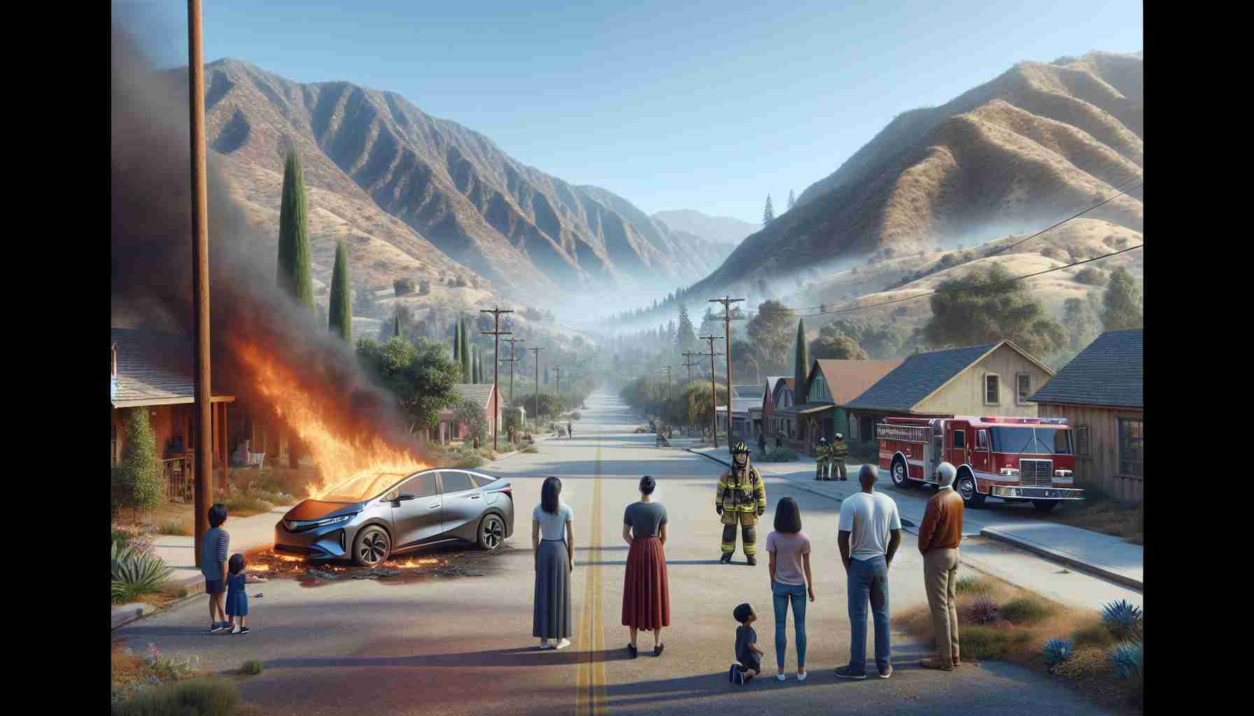 What Happened in Ojai? A Hybrid Car Fire Sparks Concerns!