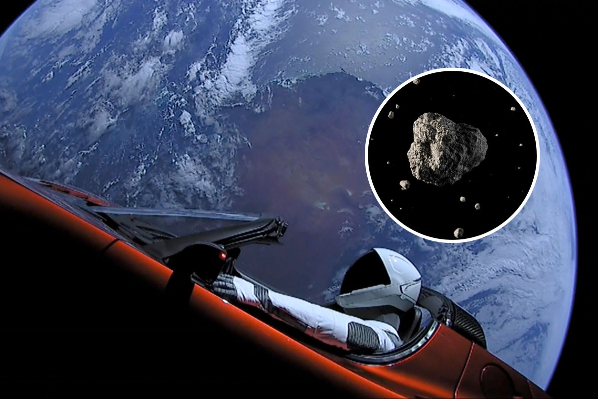 Mysterious new asteroid turns out to be Tesla Roadster in space