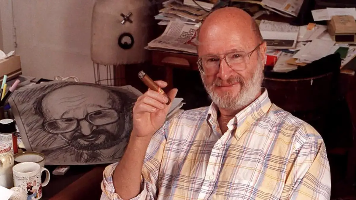 Cartoonist and playwright Jules Feiffer.