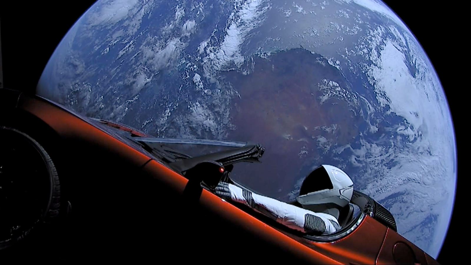 Asteroid? Nope, It’s Elon Musk’s Tesla Roadster Cruising Through Space