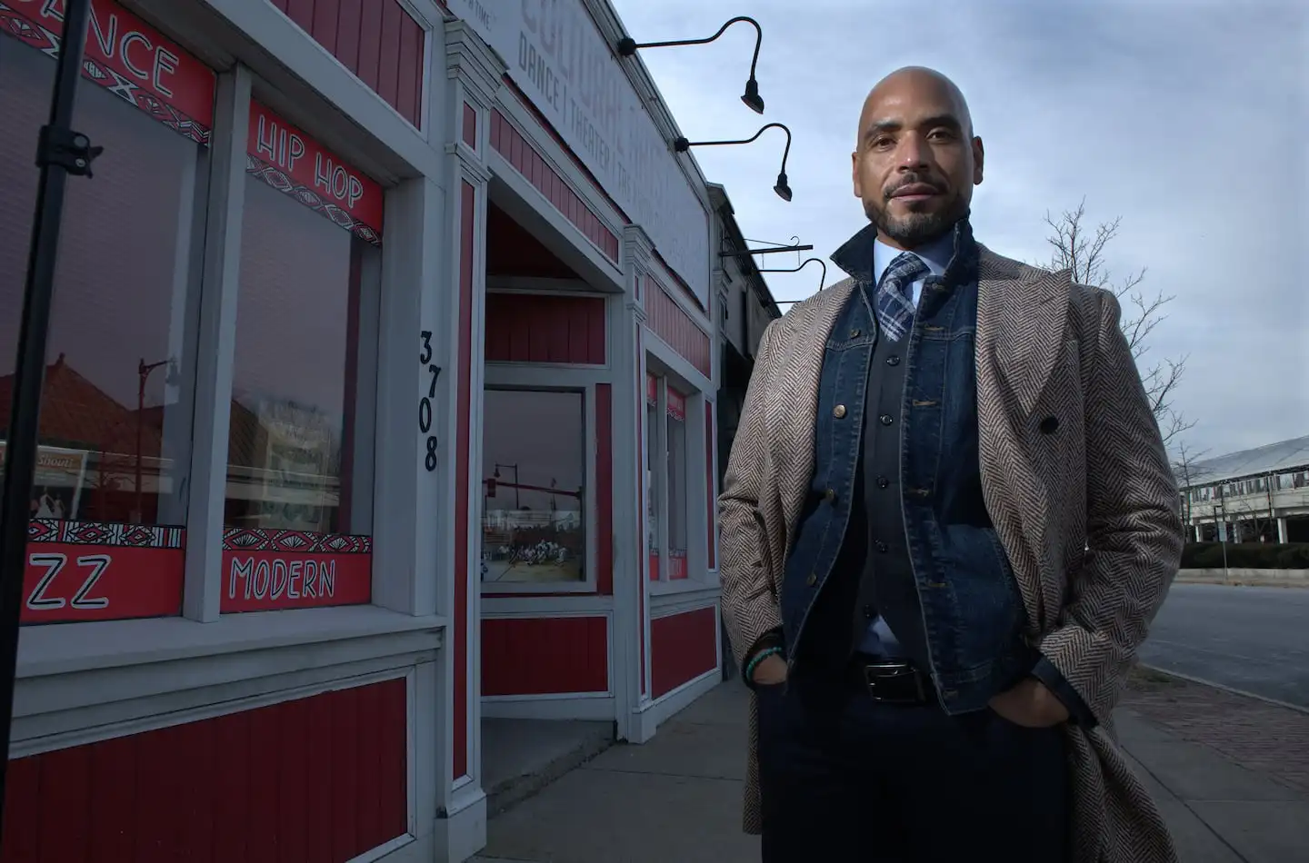 Michael Bobbitt, executive director of the Mass Cultural Council, photographed in Roxbury before a tour of the OrigiNation Cultural Arts Center at Forest Hills.   