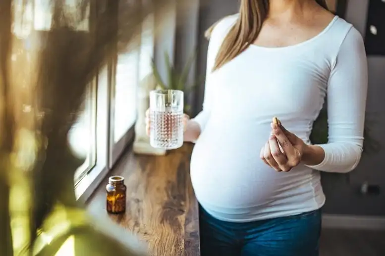 Pregnant Woman Prenatal Vitamins