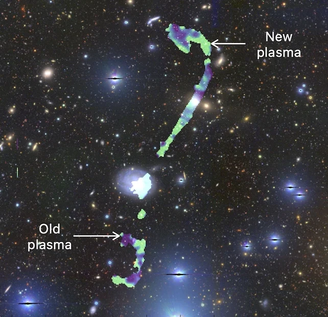 spectral age map of the giant radio galaxy Inkathazo