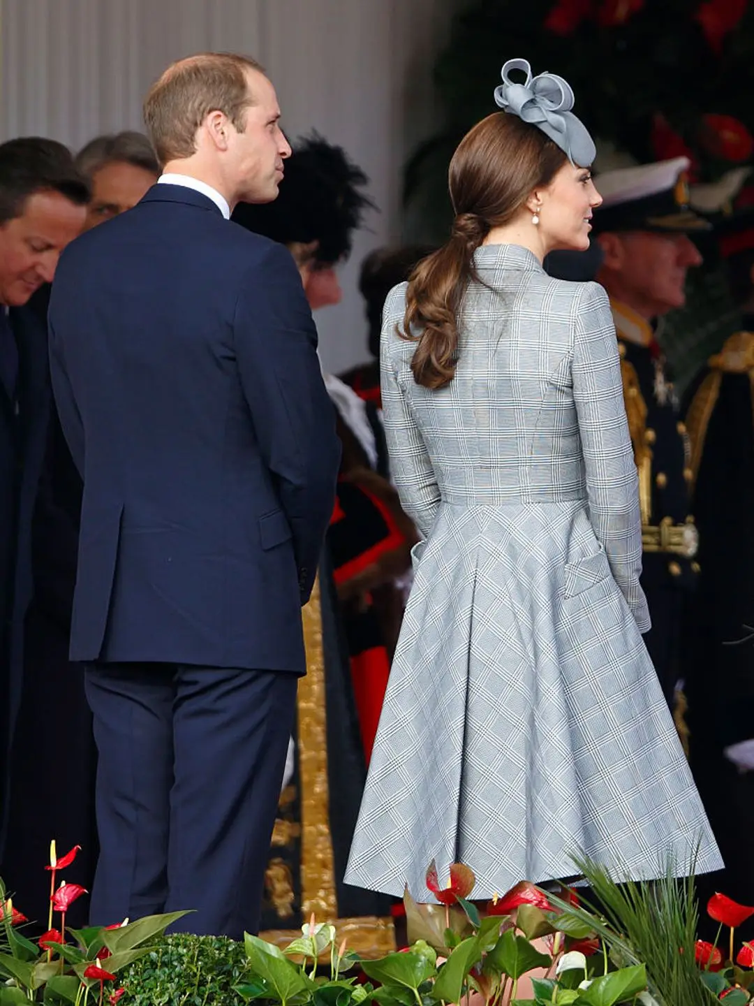 Princess Kate wears a stylish low ponytail alongside Prince William