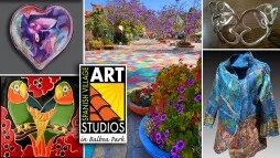 Artists at Work in Spanish Village Art Center in Balboa Park