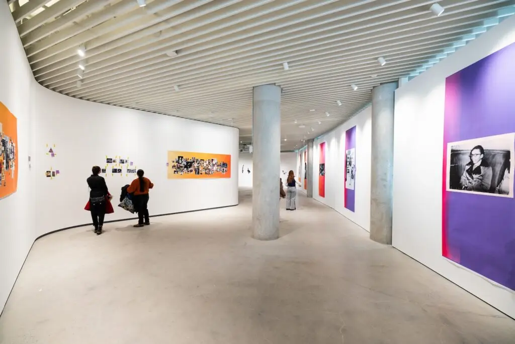 Photograph of Museum of Contemporary African Diasporan Art's new gallery space. Photo by Gregg Richards, courtesy of Brooklyn Public Library