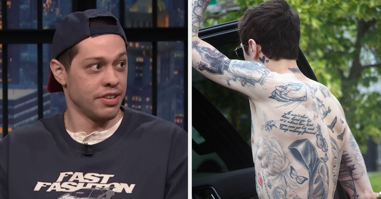 Pete Davidson Detailed The Grueling Process Of Getting His Tattoos Removed