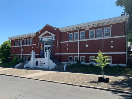 The nonprofit Art Center East in La Grande coordinates arts programs for rural schools and communities in 10 Oregon counties. The group operates out of a former Carnegie library. Photo by: David Bates