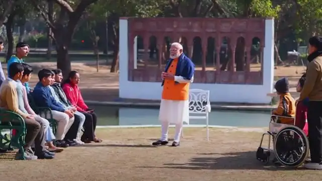 Pariksha Pe Charcha 2025: PM interacts with students in a unique new format in outdoor setting at Sunder Nursery in Delhi.