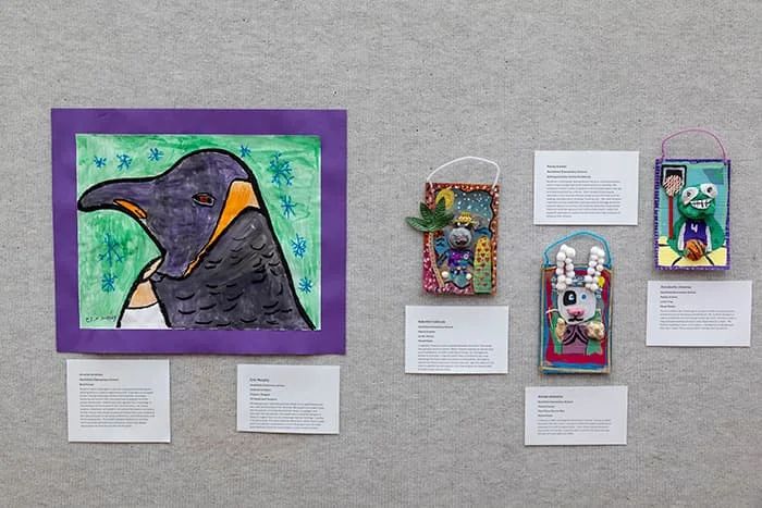 Artwork by 3rd grade students.