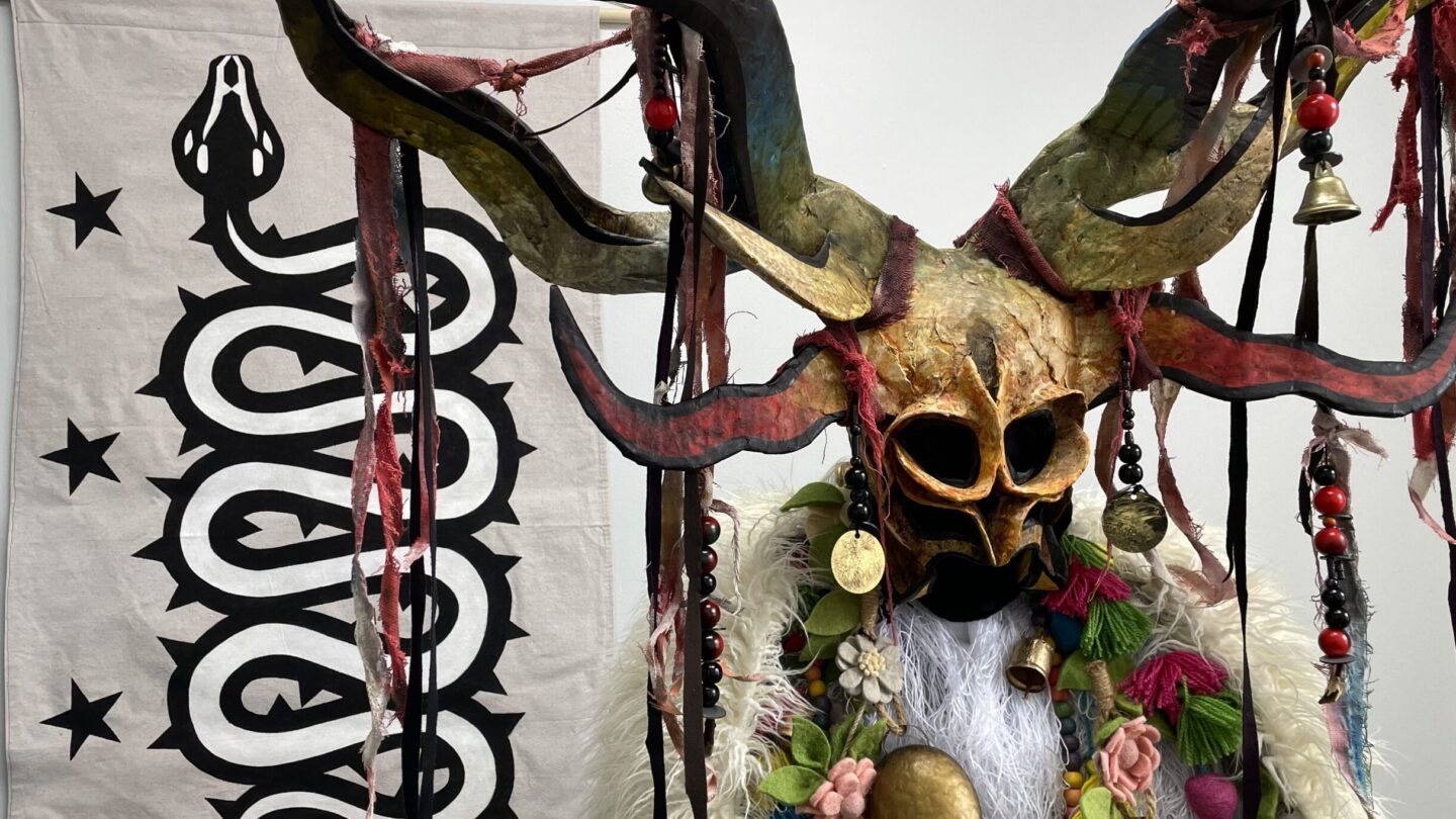 Atlanta artist False Face brings myth and masks to ‘Final Form’ exhibition