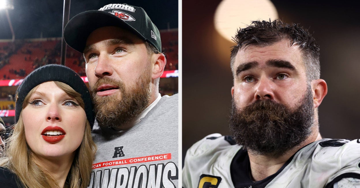 Taylor Swift’s Fans Are Being Called Out After They Seemingly “Bullied” Travis And Jason Kelce’s “New Heights” Social Media Account Into Deleting A Tweet Praising The Eagles’ Super Bowl Win