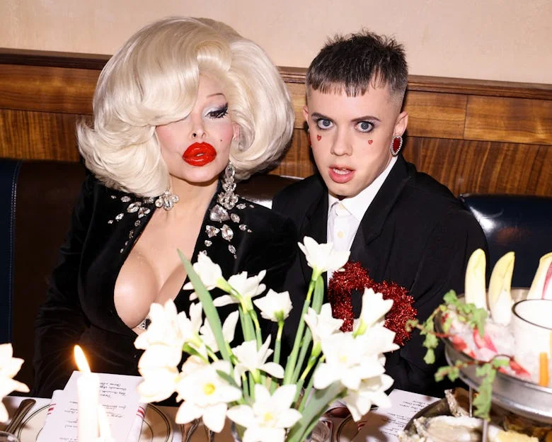 Amanda Lepore and Cole Escola