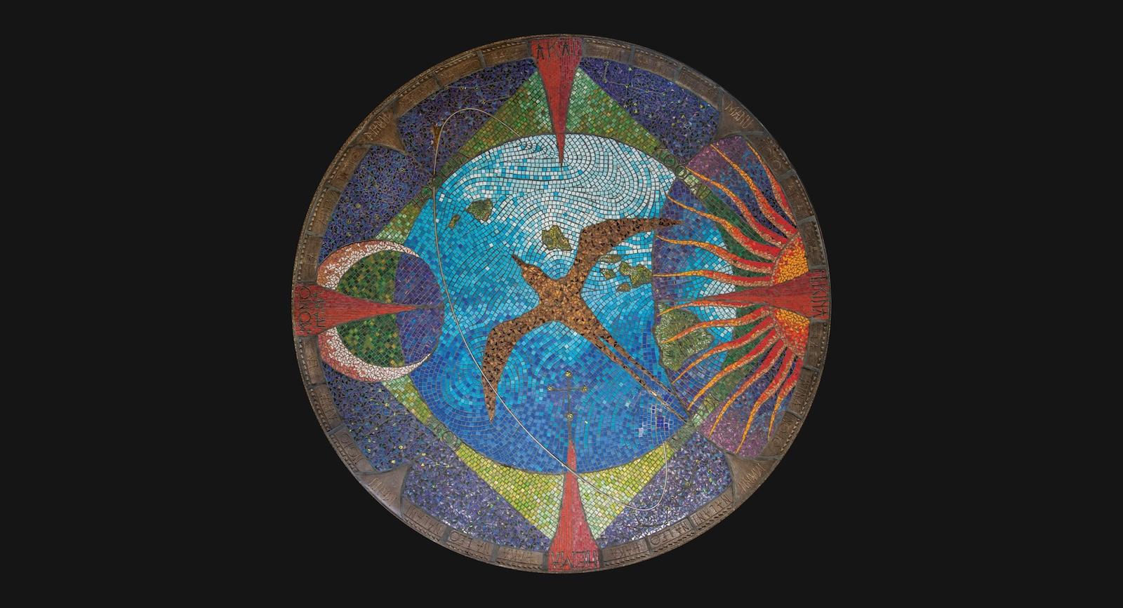 Art in the Collection Of Punahou School – Polynesian Star Compass