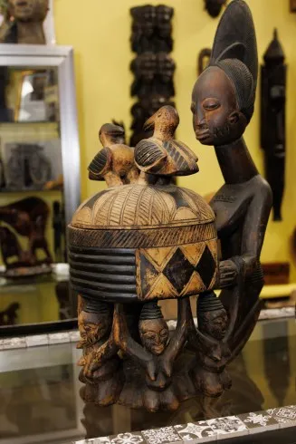 Ancient African Art at the Sojourner Truth African Heritage Museum (Photo by Diane Mitchell)