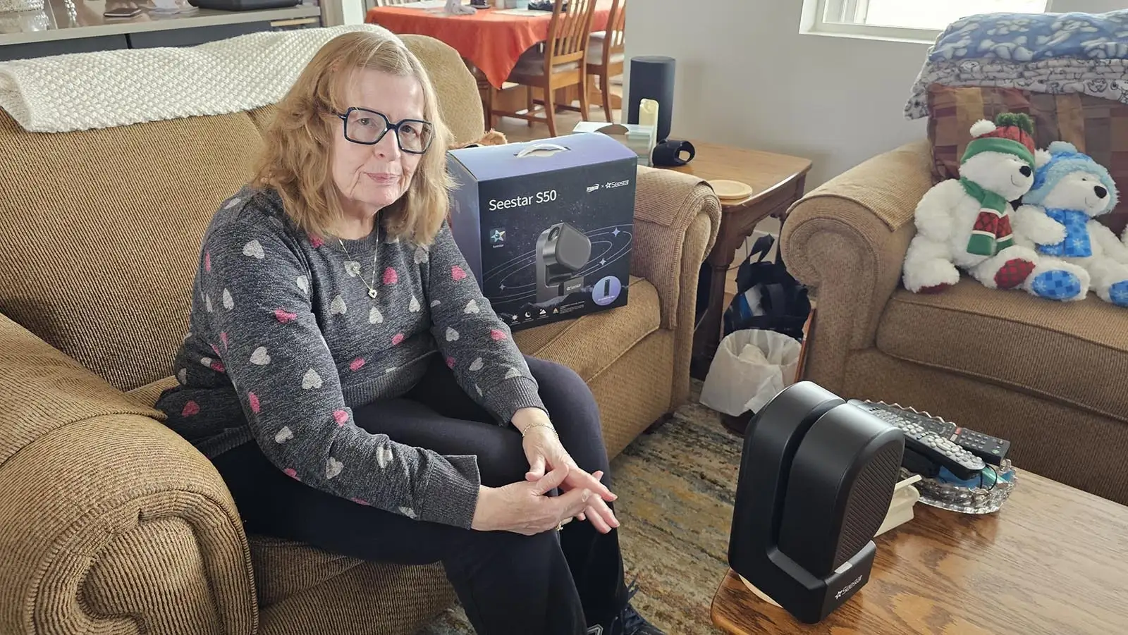 What do you get your wife for Valentine's Day? A telescope, of course — if, that is, your wife is Marcy Curran, who has been chasing the stars for as long as she can remember.