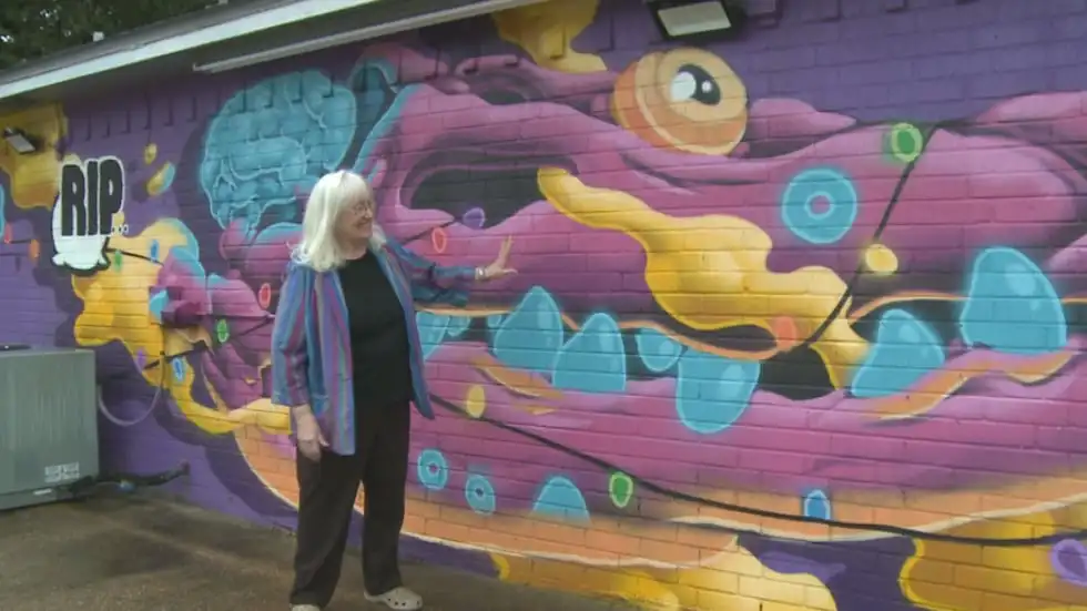 Wendy Keeny-Kennicut explains mural featured at Legacy Tattoo