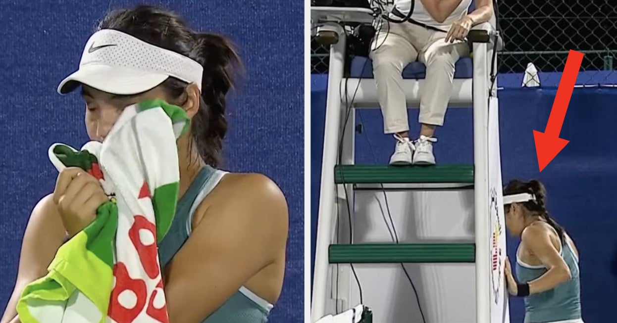 Tennis Star Emma Raducanu Broke Down In Tears And Hid Midway Through A Match After Spotting A “Fixated” Suspected Stalker In The Crowd, And It’s Seriously Disturbing