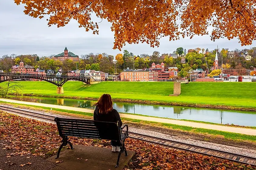 Scenic view of Galena, Illinois.