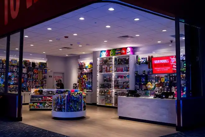 Gamescape, El Paso’s new all-ages entertainment spot by Cinemark, has a big prize room, as seen on Friday, Feb. 21, 2025.