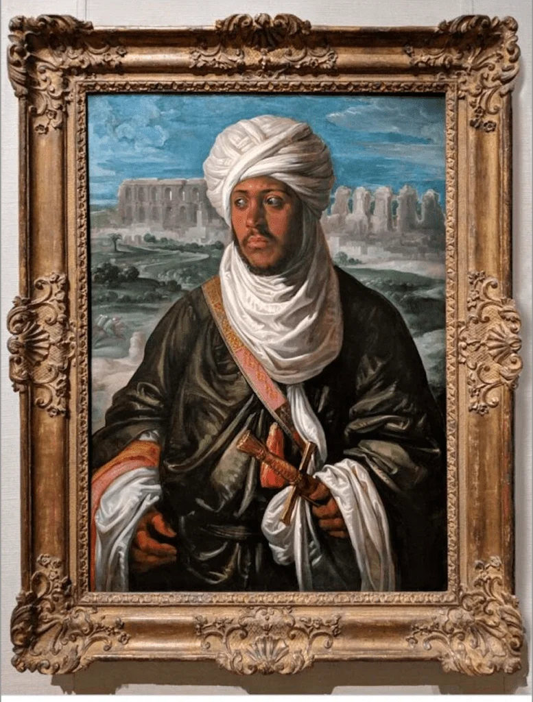 Peter Paul Rubens, Mulay Ahmad, Prince of Tunis, ca. 1609, 39 1/4 x 28 1/8 inches, Museum of Fine Arts, Boston.