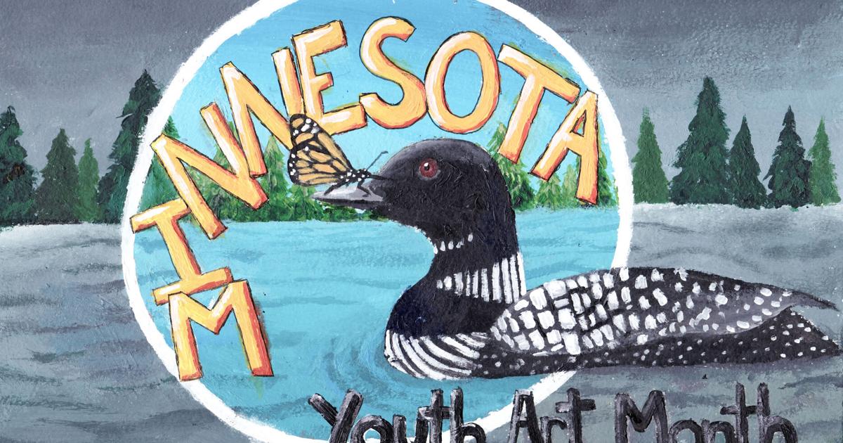 Two ERHS students place at 2025 Minnesota Youth Art Month Flag Design Contest