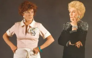 Jeanne Cooper in the dual role as Marge the waitress and Katherine Sterling in the CBS soap opera, The Young And The Restless in 1989. Copyright ©1989 CBS Broadcasting Inc. All Rights Reserved. Credit: CBS Photo Archive.