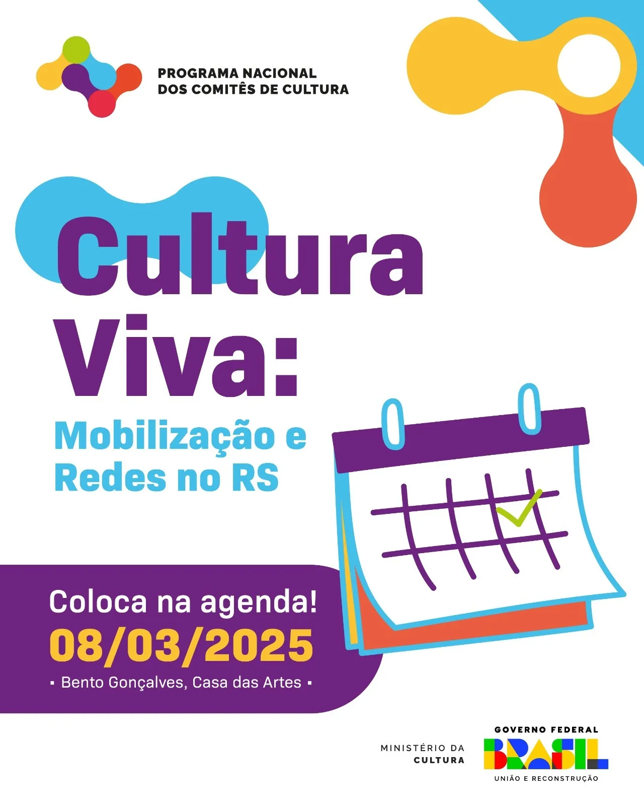 Evento Cultura Viva vai reunir atores do setor em Bento Gonçalves neste sábado – Leouve