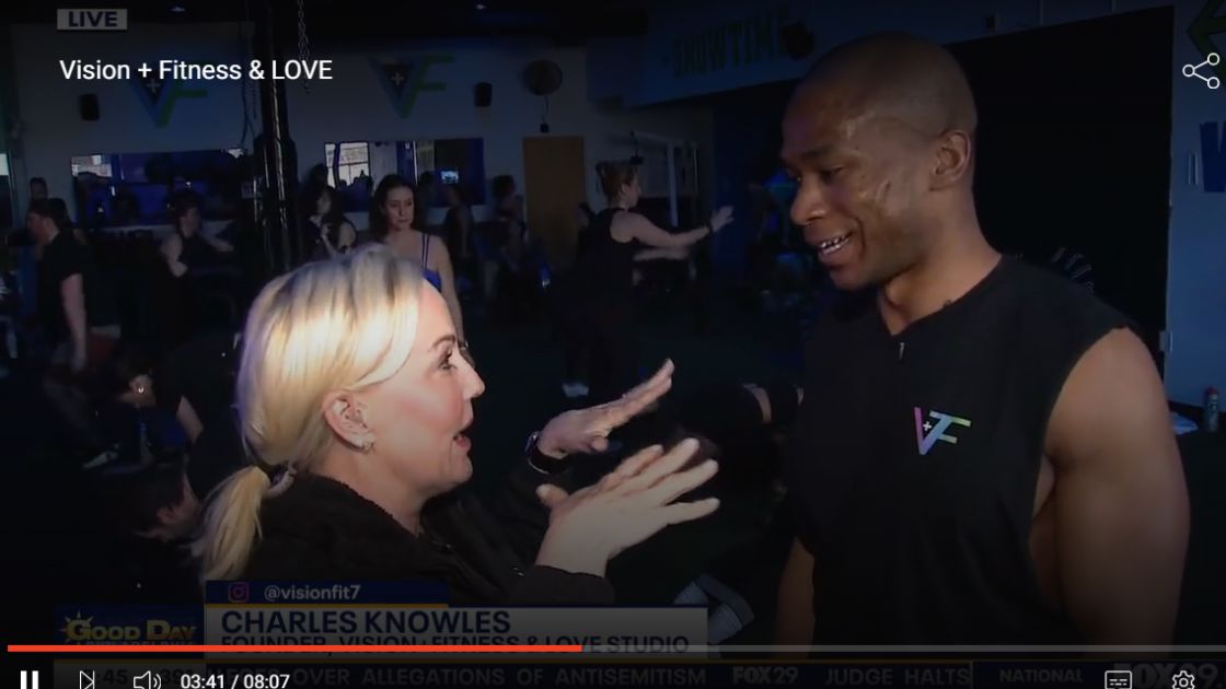 FOX29’s Jennaphr Frederick visited Vision + Fitness and LOVE in Conshohocken to learn about its fitness options